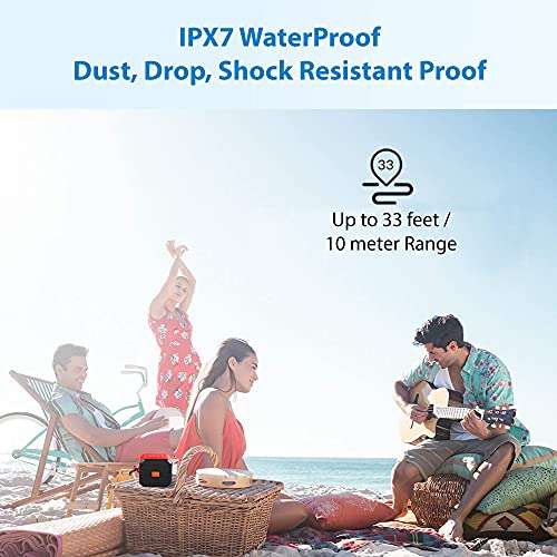 PRO Bluetooth 5.3 IPX7 Speaker Compatible with Xiaomi Mi 10 Pro with Extended Long 13Hour Playtime Plus Waterproof/Indoor/Outdoor/Beach Travel 2