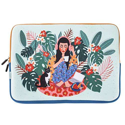 Chumbak Laptop Sleeve Bags for Women | Laptop Case Cover Pouch Bags for Ladies | Office/College Laptop Bags | Compatible with Hp/Dell/MacBook Air 1