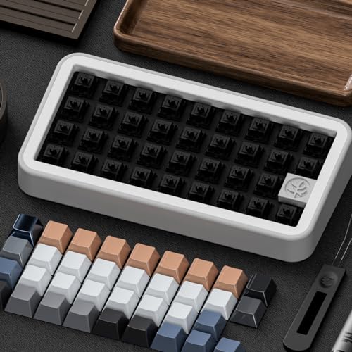 Zioyihan 36-Key Switch Tester Mechanical Keyboards 3D Printing Tabletop Arrangement Keycap Storage Custom Desktop Matching Testing Tool Mechanical Keyboard Switches (Gray), Grey 5