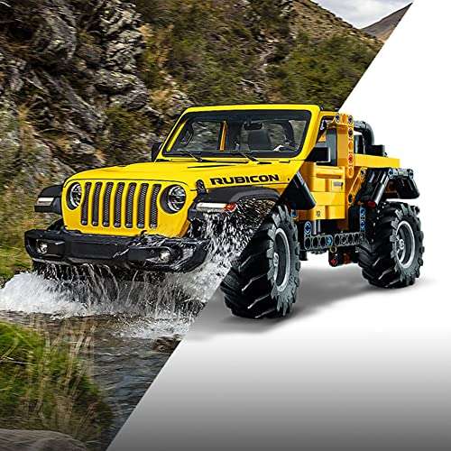 LEGO Technic Jeep Wrangler 4x4 Toy Car 42122 Model Building Kit - All Terrain Off Roader SUV Set, Authentic and Functional Design, STEM Birthday Gift Idea for Kids, Boys, and Girls Ages 9+ 5