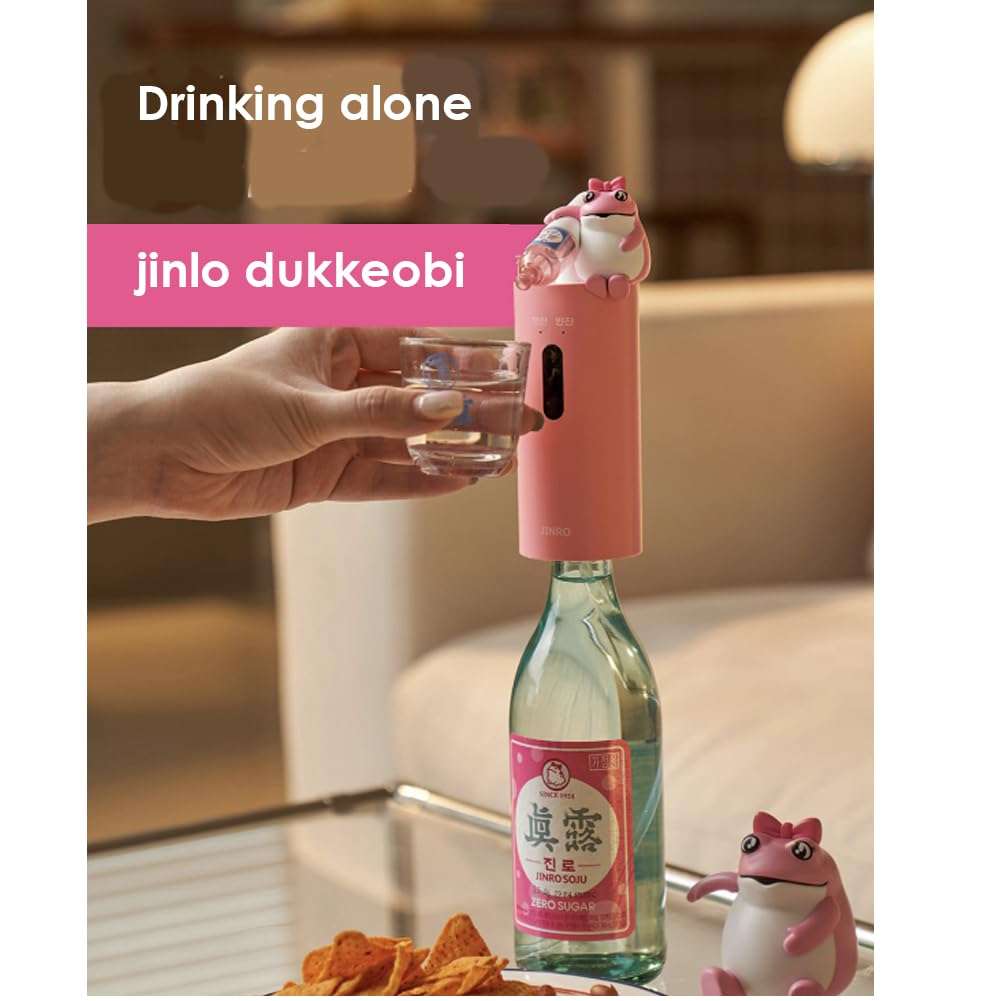 Pink Dukkeobi Automatic Soju & Beer Soju to drink alone Dispenser 4