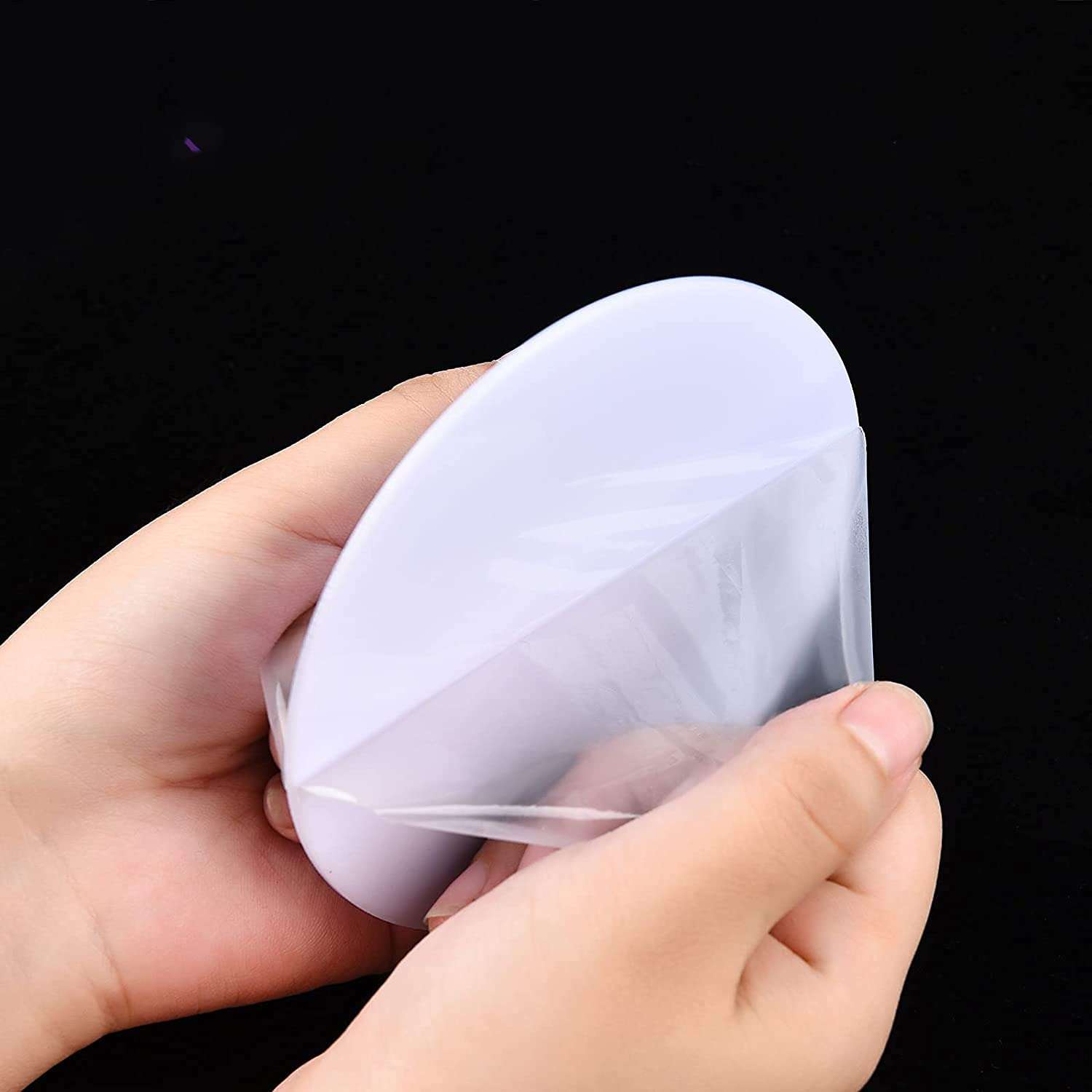 Whittlewud 3mm Pack of 3 Acrylic White Round Circle, (10 Inch x 10 inch) White Plexiglass Round Disc, Acrylic Round Sheet, Lucite Circle Round 6