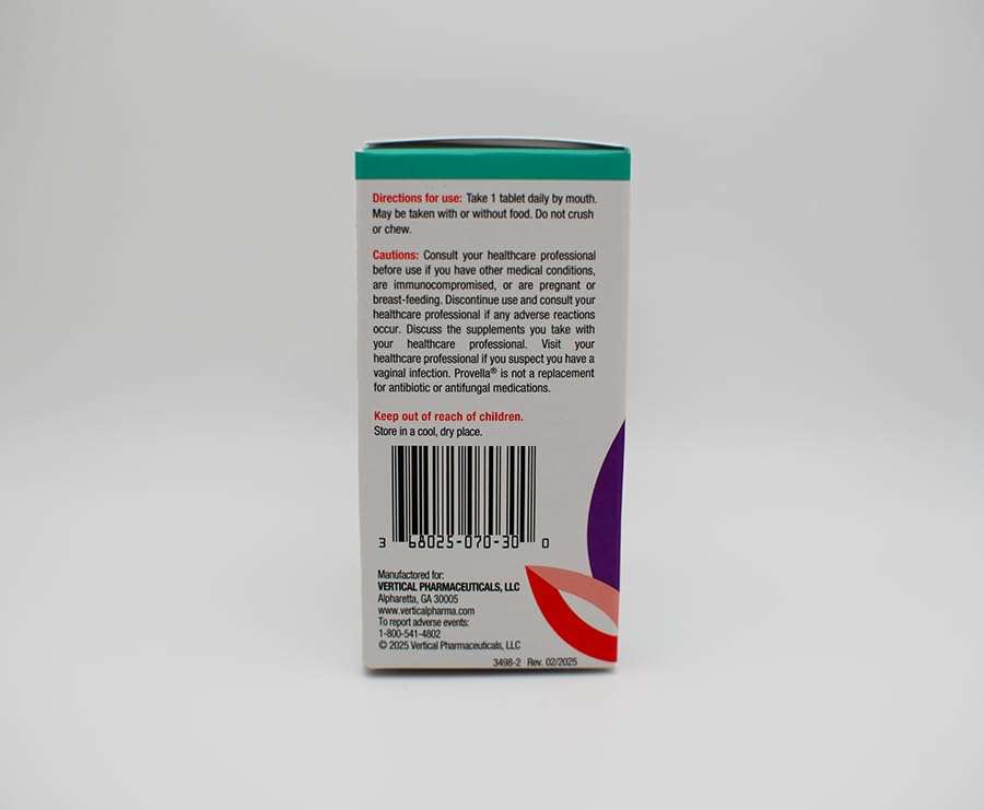 Provella Probiotic Dietary Supplement for Women: Supports Digestive, Feminine, and Immune Health - 30 Tablets 4