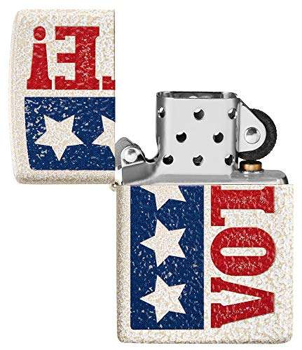 Zippo Vote Design Mercury Glass Pocket Lighter, One Size 4