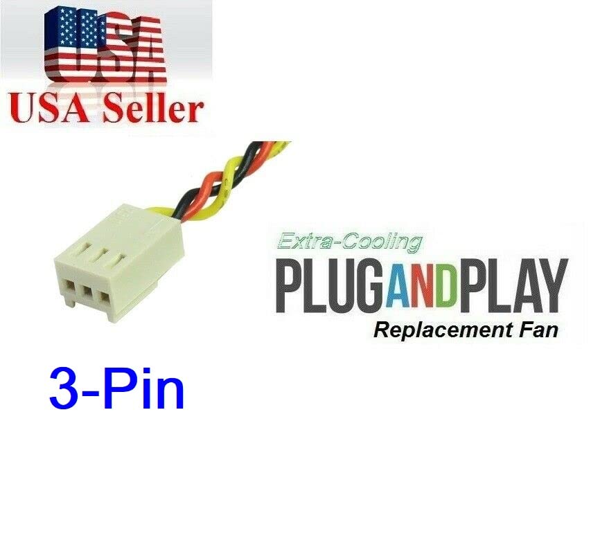 1x ExtraCooling Replacement Fan. Compatible for Nortel 5510-24T 30dBA Noise 3