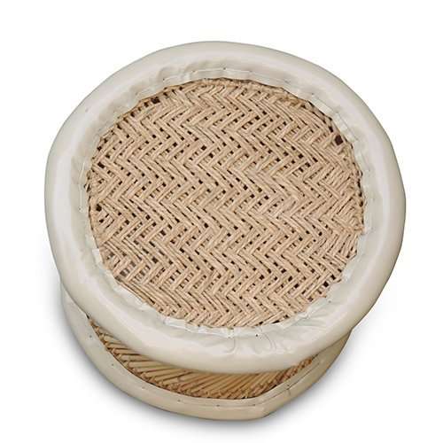 Pushkar Handicraft Exclusive Product Gunee Cane Bar Stool For Indoor/Outdoor Furnishings - 2 Pc(Multicolor) - Bamboo 5