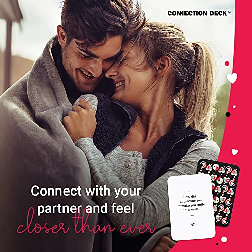 Connection Deck Couples Games Adult Card Games – Fun, Thought-Provoking Question Games for Couples New & Old to Ignite Communication – Party Appropriate & Playable w/Multiple Couples (100 Cards) 4