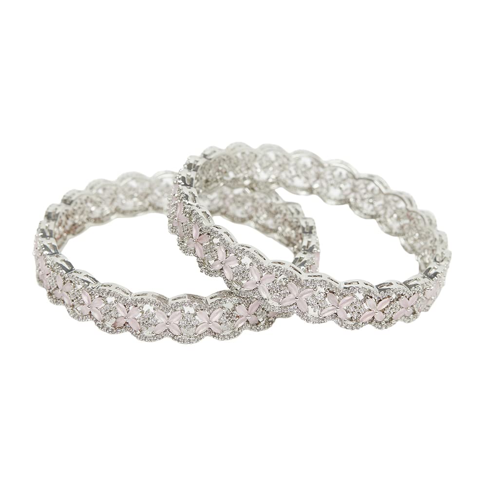 CZ Elegance Heavily Embellished Women's Bangles 4