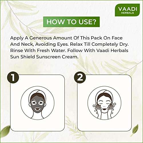 Vaadi Herbals Face Pack, Chandan Kesar and Haldi, 600g 5