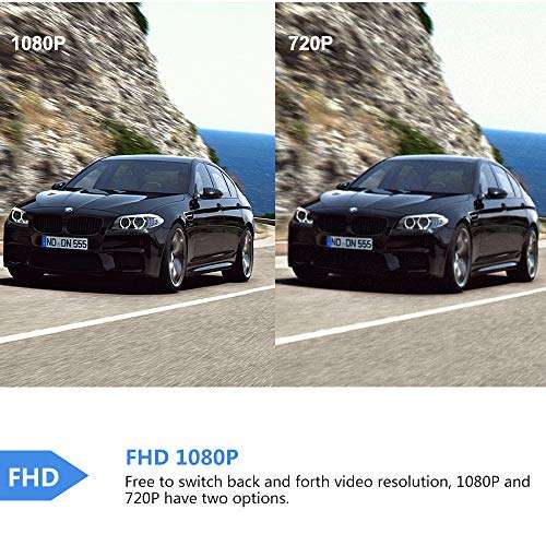 Backup Camera 10 inch Mirror Dash Cam Dual Lens Front Rear Dash Camera 1080P Full Touch Screen Video Streaming Mirror Loop Recording, Parking Monitor, Night Vision, Waterproof Rear Camera 3