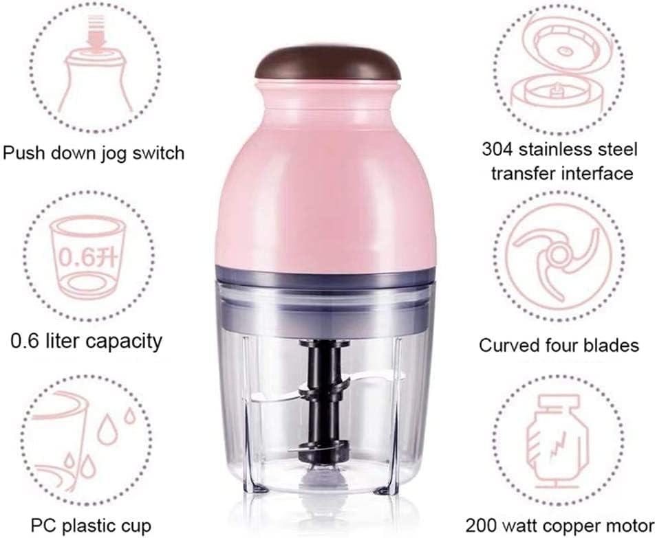 Tellshun Electric Capsule Cutter Juicer Vegetable and Fruit Crusher Chopper Mini Blender, Mixer Onion Garlic Ginger Pepper Crusher Wet Dry Machine Mini Electric Chopper for Kitchen Multicolor 4