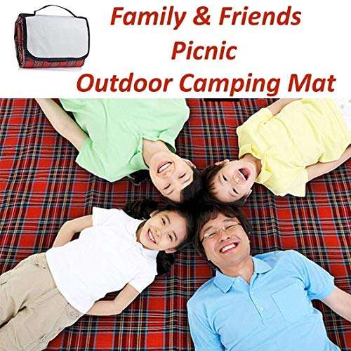 Sakar Sales Picnic Rug I Picnic Blanket Carpet I Tent Carpet I Rug Mat Carpet Blanket All in One I Picnic,Camping,Trekking Hiking, Backpack Accessories. 4