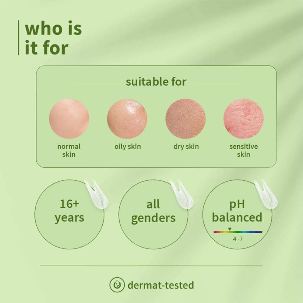 Plum Green Tea Pore Cleansing Face Wash for Oily, Acne Prone, Dry & Combination Skin | with Glycolic Acid | Fight Pimples & Control Excess Oil | Gentle Exfoliating & Non-Drying | Women & Men | 150ml 3