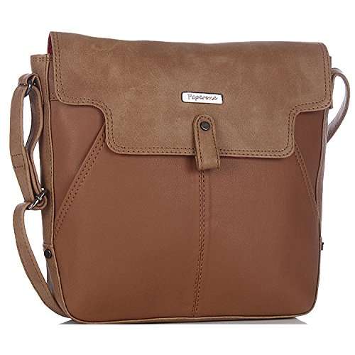 Peperone Women's Sling Bag (Brown) 1