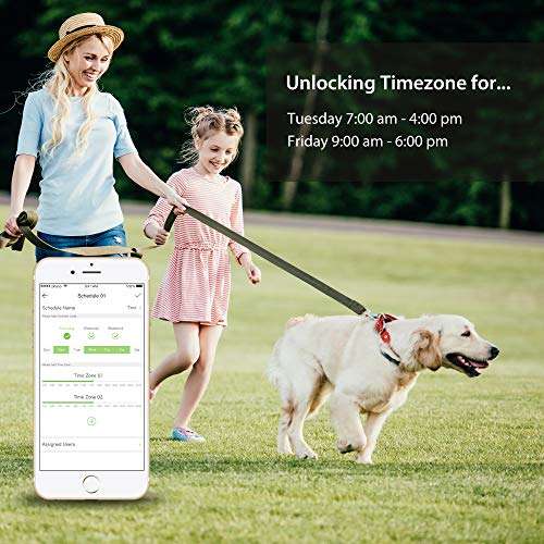 ZKTeco TL400B Fingerprint Biometric Door Lock with APP Digital Keyless Bluetooth Locks Smart Home Entry + 5pcs RFID Cards,Left Handed 5