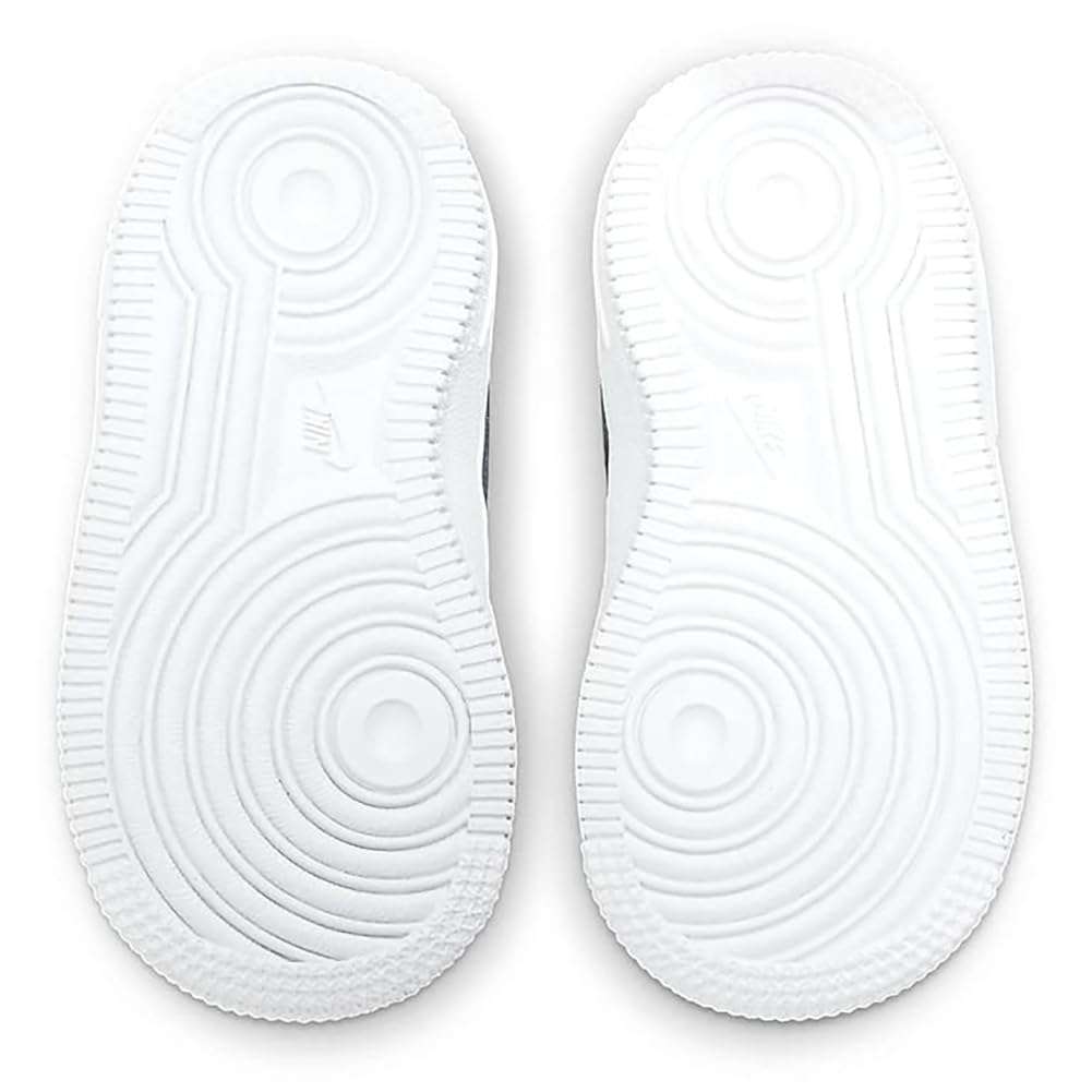 NIKE Force 1 Boys CZ1691-101 (White/DEEP Royal Blue-University RE), Size 3 4