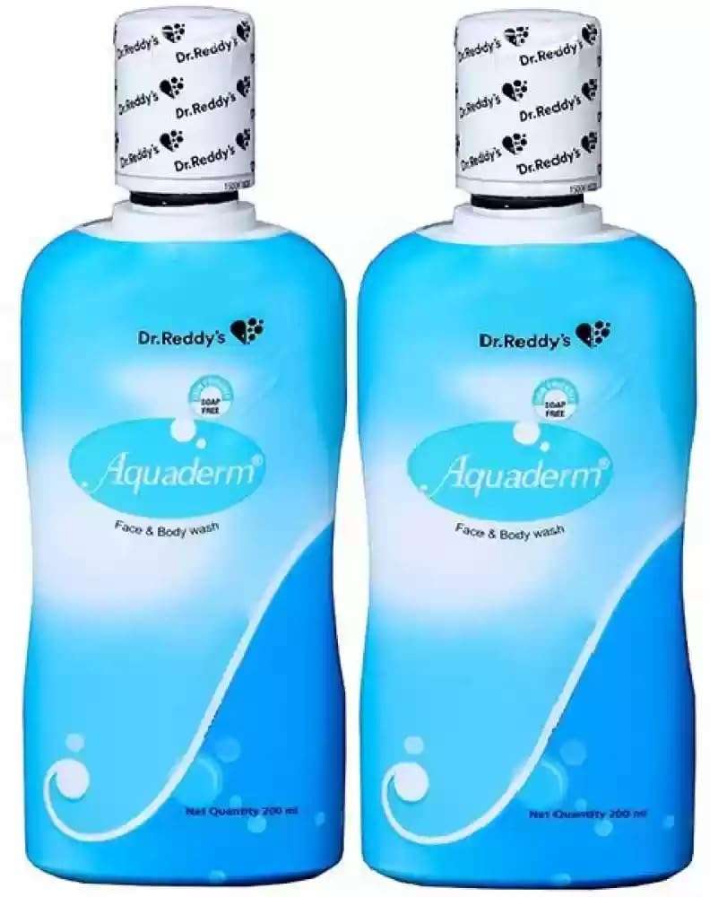 Aqua-derm Face & Body Wash 200ml-Pack of 2 1