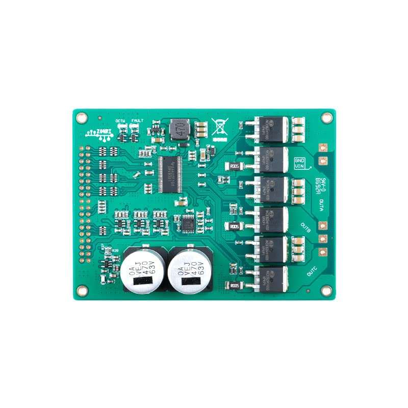JESSINIE DRV8301 High Power Motor Driver Module Dual Current Shunt Amplifier Three Phase Power Grid Driver and Step Down Regulator High Power Motor Driver Module BLDC Brushless PMSM Driver 3