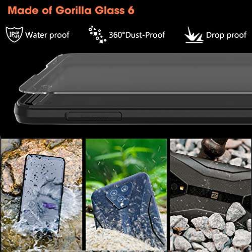 Blackview 5G Rugged Unlocked Smartphones, BL5000, 8GB+128GB Rugged Android Phone, 30W Fast Charging Phone, 6.36" HD NFC Phones Unlocked, 16MP+12MP Cameras, IP68/IP69K tmobile Unlocked Cell Phones 4