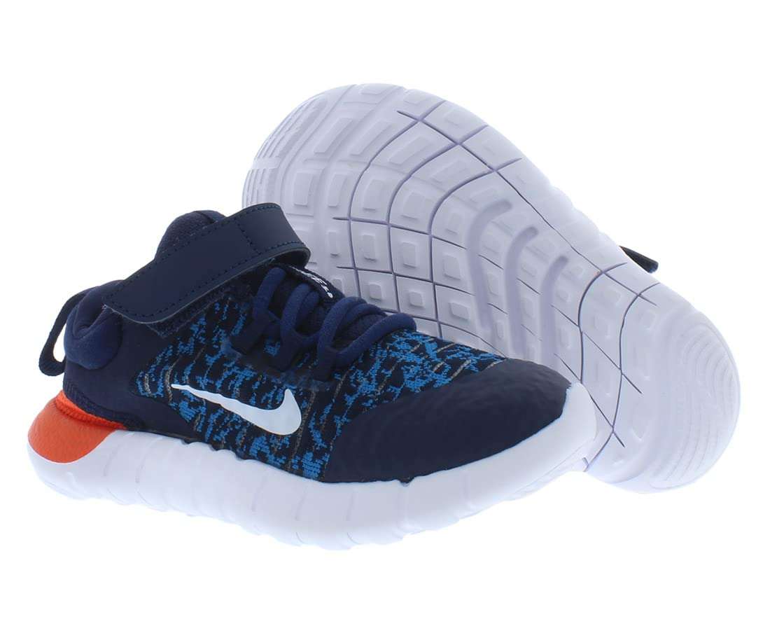 Nike Free Rn 2021 Ac Baby Boys Shoes Size 4, Color: Blue/White/Orange 3