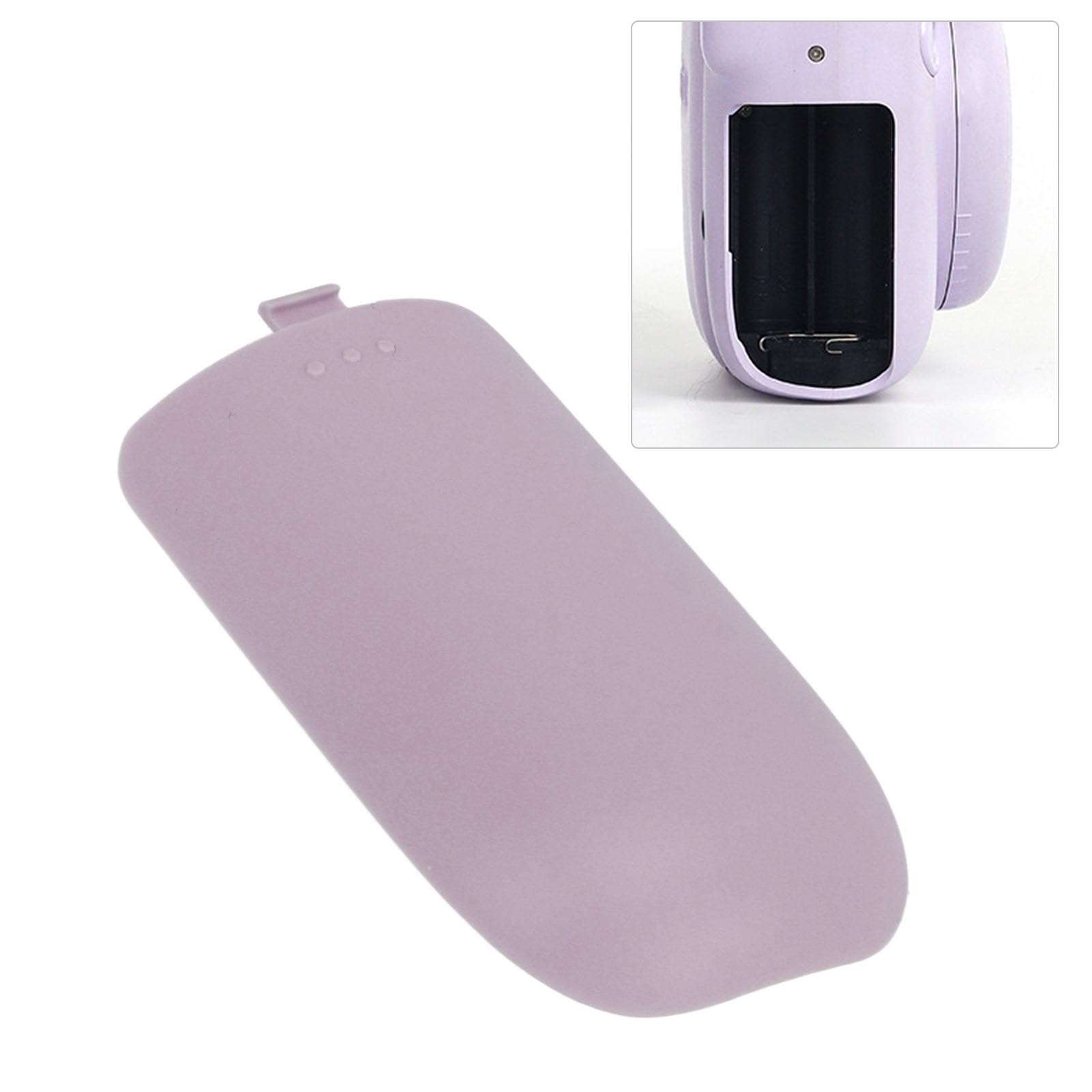 Portable Battery Cover Door, Plastic Battery Door Cover Replacement Battery Lid for Mini 12 Instant Camera Repair (Purple) 6
