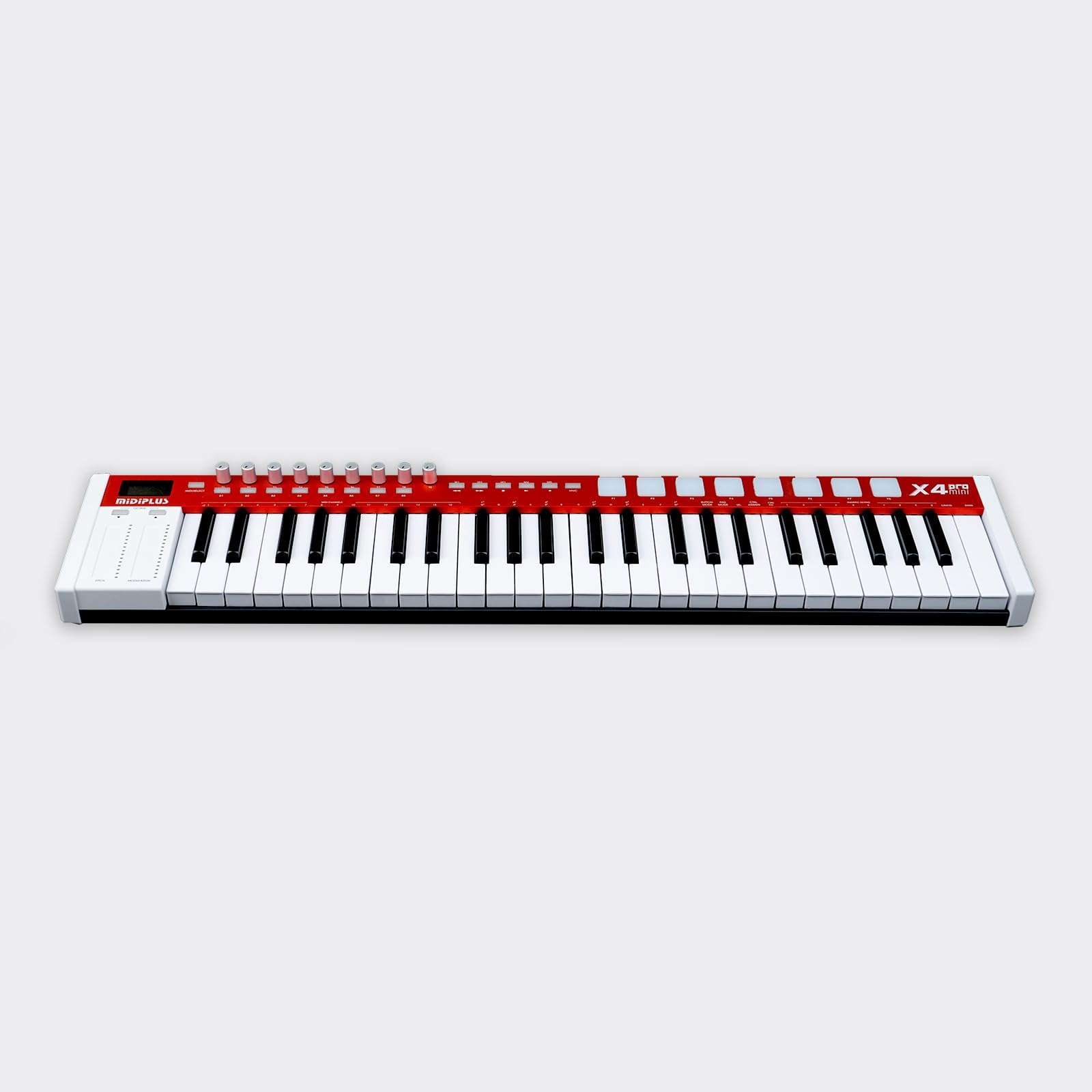 Midiplus X4 PRO mini MIDI Keyboard 49 mid size piano style keys, USB with sound engine 5