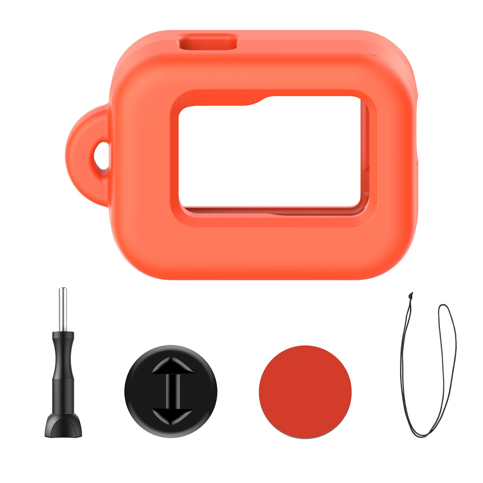 Diving Floaty Protection Case for Insta360 Ace Pro 2 Action Camera,EVA Floating Case with Adhesive Safety Buckle Anchor,Screw for Surfing,Wakeboarding and Other Sports