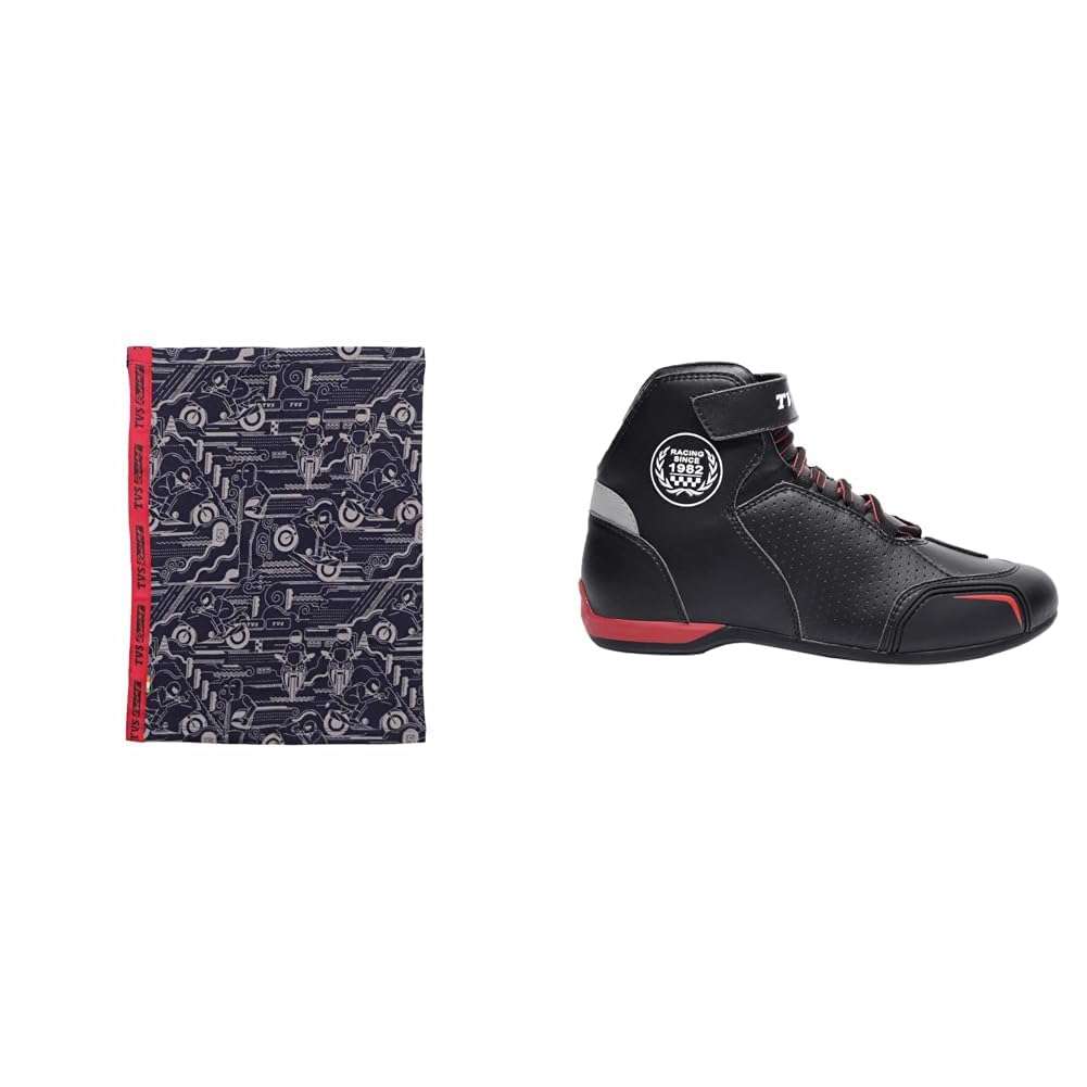 TVS Racing Ankle Length, Waterproof Riding Boots with Neck Gaiters for Men 1