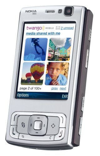 Nokia N95-1 160MB RM-159 Factory Unlocked 3G - International Version with No Warranty (Deep Plum) 4