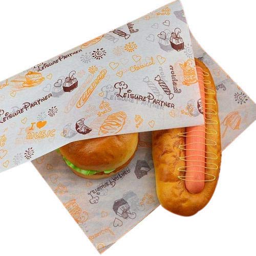 Inditradition Multipurpose Food Wrapping Paper Sheets | Paper Foils, Oil Proof, 11x12 Inches (Pack of 100 Sheets) 6