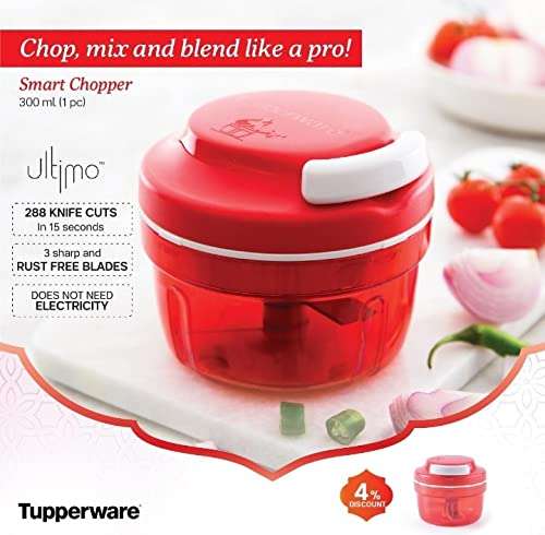 Tupperware Smart Chopper (Red) 3