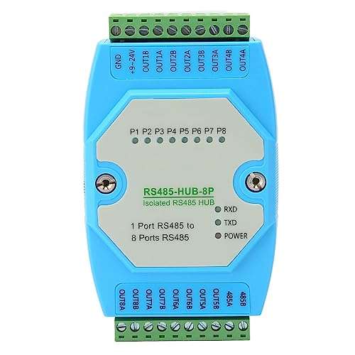 Vikye Industrial RS485 Hub 8 Ports for Self Adaptive Relay Extension 1