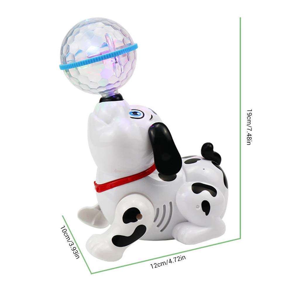 TOYZIEZ� Dancing Dog with Music, Flashing Lights Battery Operated Sound & Light Toys for Small Babies | Best Gift for Toddlers | Suitable for Kids 2 to 4 Year Babies (Dancing Dog) 3