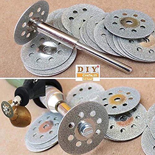 DIY Crafts Rotary Tools Circular Saw Blades Cutting Wheel Discs Mandrel Cut off Works Disc Do it Your Self Tools (Pack Of 5 Pcs, Design No # 1) 6