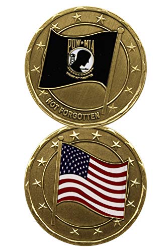 POW MIA You Are Not Forgotten Challenge Coin 1