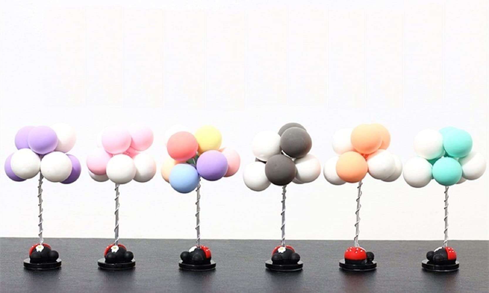 Geekmonkey Dormen Complete Family 6 cm Collectible Complete Action Figure Set of 6 Figures Toy Car Decoration Ornaments Auto Interior Accessories (Cute Cartoon Family Action Figure Set of 6) 6