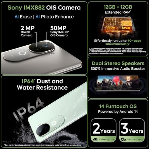 iQOO Z9s 5G (Titanium Matte, 8GB RAM, 256GB Storage) | 120 Hz 3D Curved AMOLED Display | 5500 mAh Ultra-Thin Battery | Dimesity 7300 5G Processor | Sony IMX882 OIS Camera with Aura Light 4