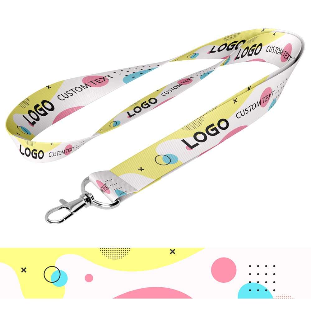 Magic Laugh Abstract Flat Geometric Fluid Shapes Background ID Card Satin Tag (16MM) 4