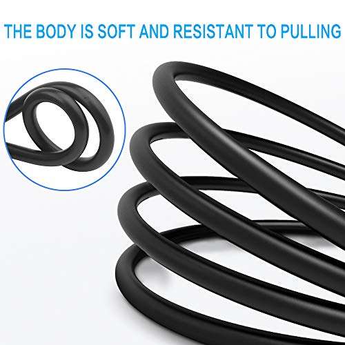 Sqrmekoko Charging Power Supply Cable Compatible with JBL Charge 5, JBL Flip 5, Charge 4, Pulse 4 Wireless Speaker (Black) 5