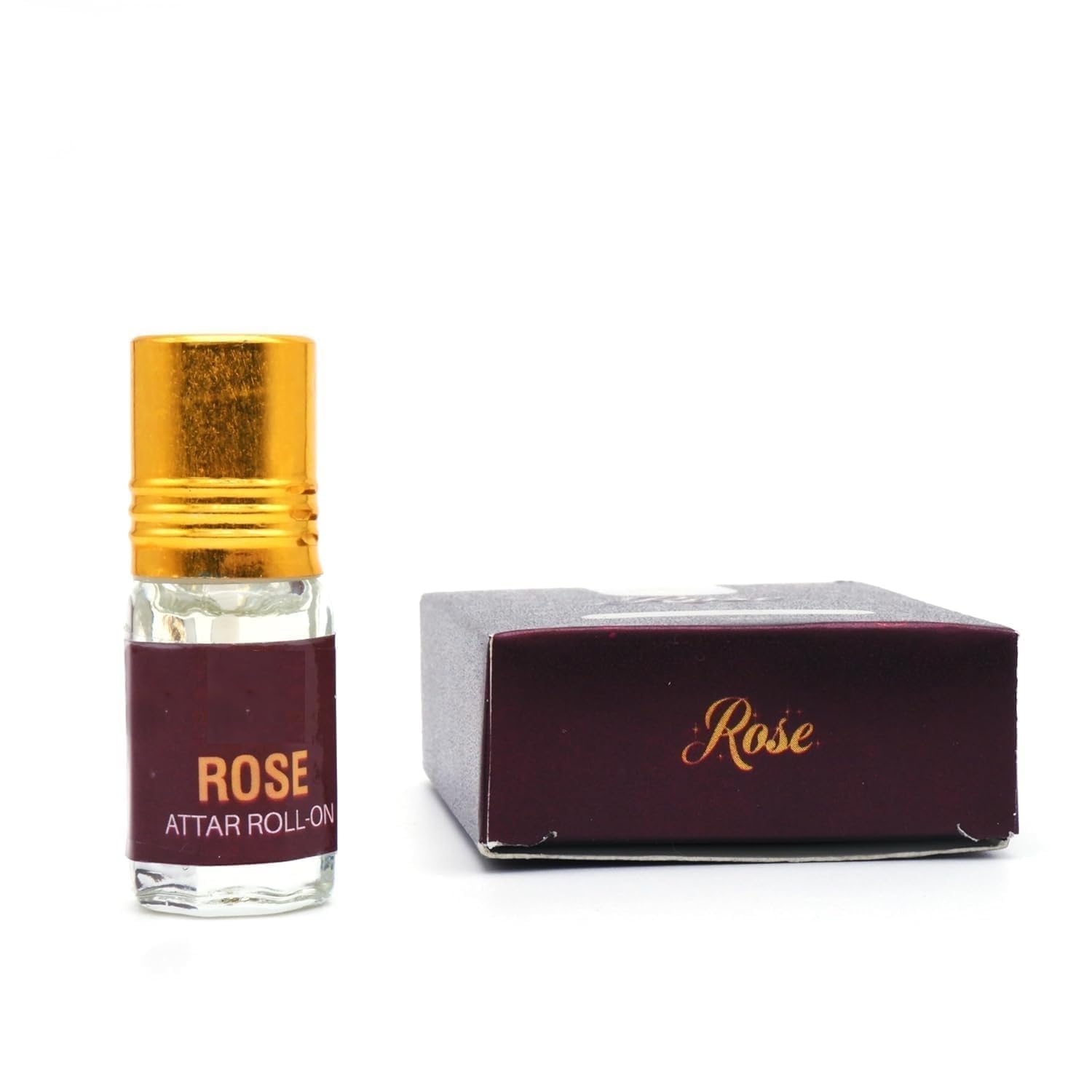 Rose Roll On Attar For Religious & Personal Use |Alcohol Free |Attar Roll On |Luxury Scent with Long Lasting Fragrance For Men & Women |3ml 3