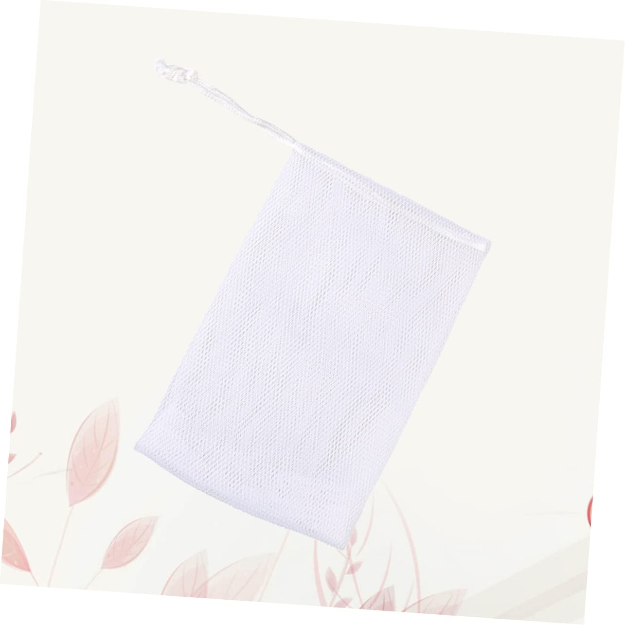 Beatifufu 10pcs Cleansing Foaming Nets Soap Dish with Lid Toiletry Toiletries Foaming Soap Dispenser Shower Foaming Nets Mesh Soap Bags for Soap Bars Soap Boxes Foam Net Foaming Facial White 5