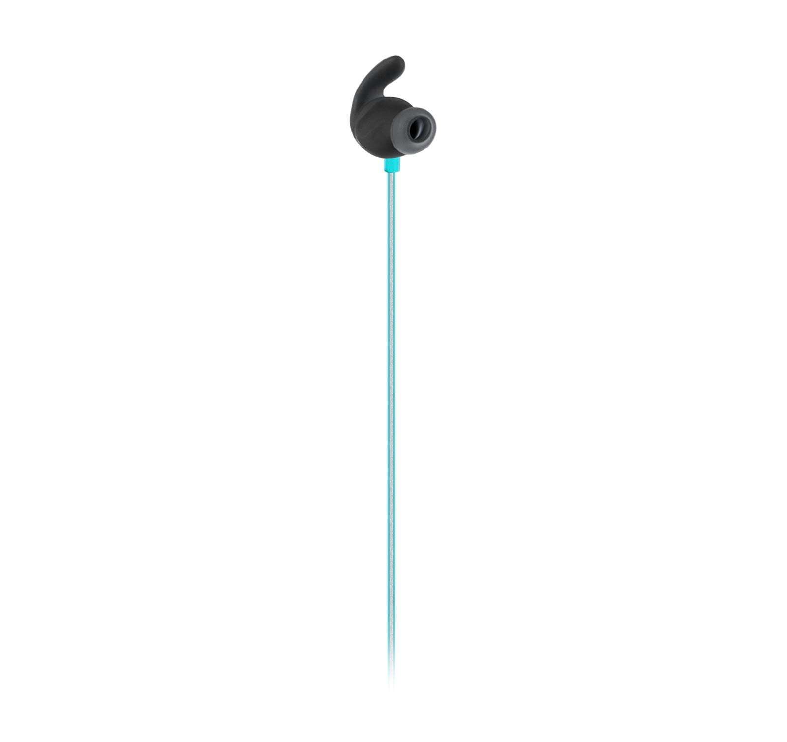 JBL Reflect Mini In-Ear Headphones 3.5mm Stereo Wired Sweatproof Earbud with 1 Button Remote and Mic, Teal 3