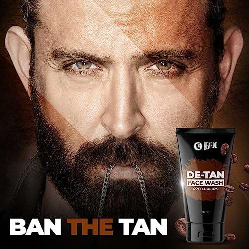 Beardo Detan Combo For Men (Set of 2) | Detan Body Wash & Detan Face Wash with Powerful Coffee Extract for Tan Removal | Hydrates & Exfoliates Men's Skin for Oil Control 2
