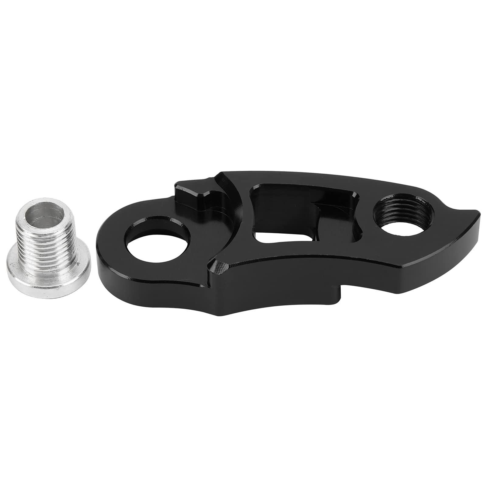 Keenso Rear Derailleur Hanger, Rear Derailleur Hanger Aluminum Tail Hook Extension Extender for Mountain () and Road Bike(Black) & Parts 3