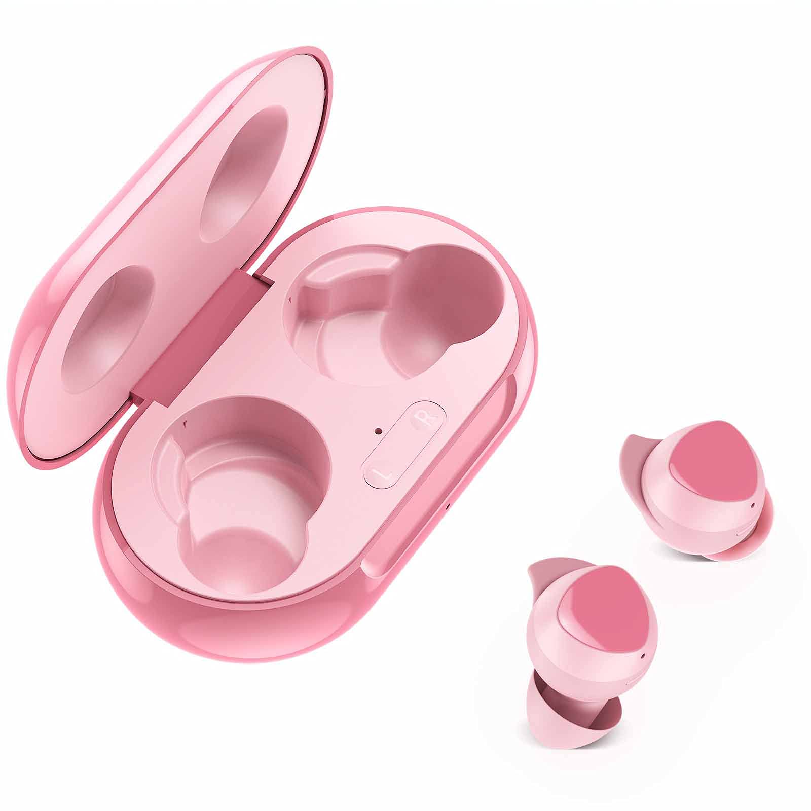 Urbanx Street Buds Plus True Bluetooth Earbud Headphones for Meizu 17 - Wireless Earbuds w/Noise Isolation - Pink (US Version with Warranty) 2
