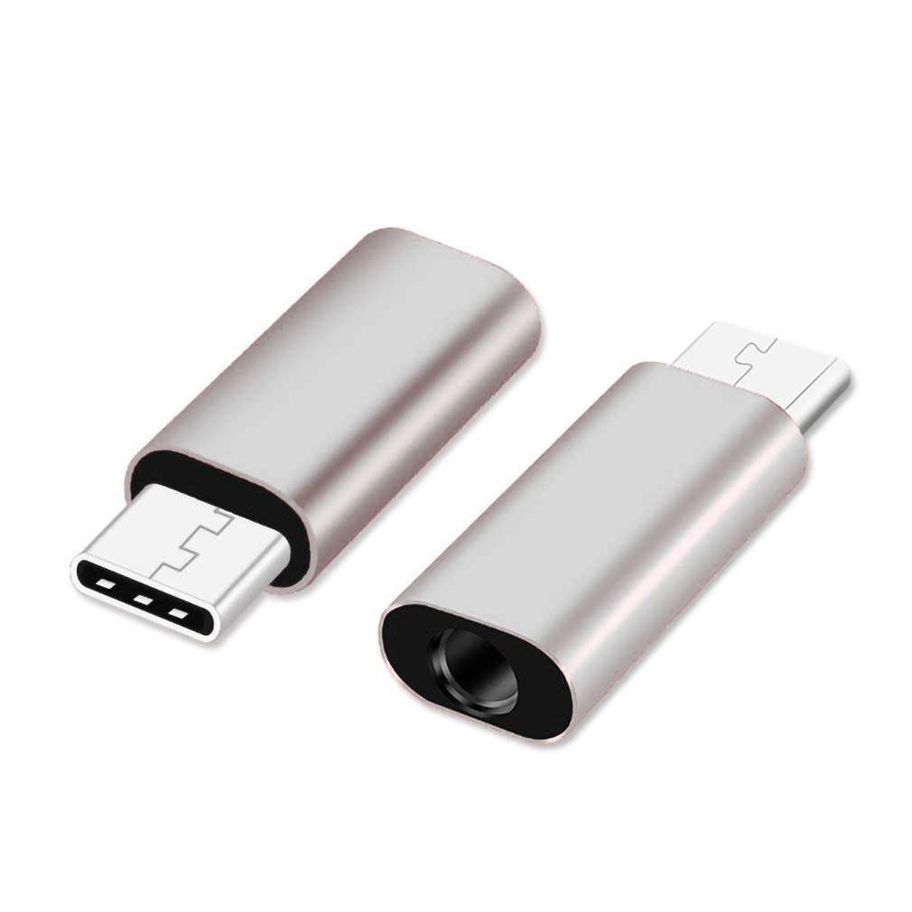 Josi Minea x2 Pcs USB 3.1 Type C Male [ USB-C ] to 3.5mm Female Audio Adapter Headset Headphone Extender for Samsung Galaxy S10, S9 & S8; S10, S9 & S8 Plus, Note 8 & 9, New Apple MacBook [ 2 Pack ] 6
