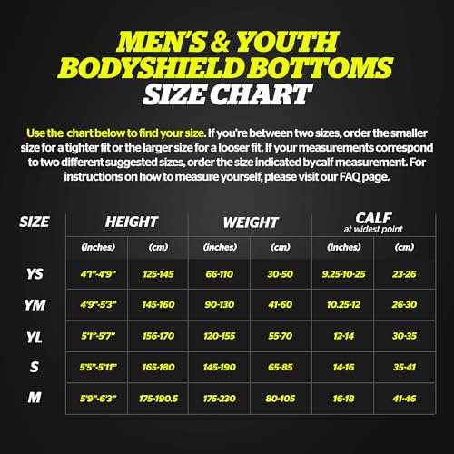 Storelli BodyShield Leg Guards, Premium Compression Shin Guard Sleeves for Soccer Players, Impact Protection, UV-Resistant, Sweat-Wicking, Unisex, 1 Pair, Black, Youth Medium 6