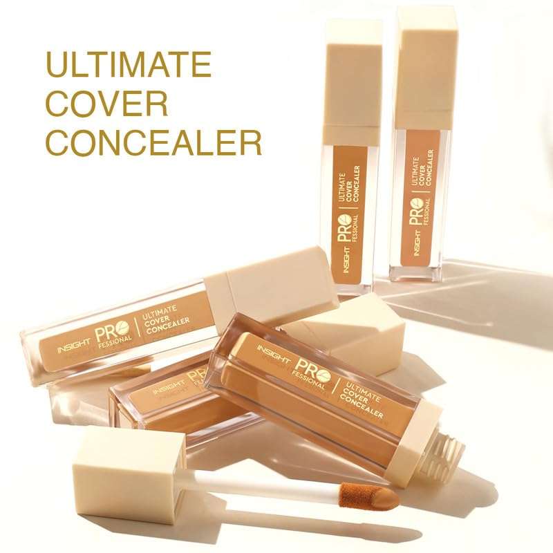INSIGHT Professional Ultimate Cover Concealer (MN-18) | Lightweight, Long-Lasting & Waterproof | Enriched with Vitamin E & Coffee Seed Oil - 20g 6