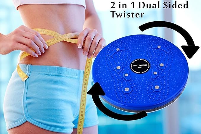 ALN® Tummy Twister Abdominal ABS Exerciser Body Toner Fat Buster Oblique Workout Perfect Waist Trimmer Exerciser Home Gym Equipment for Men and Women(Multicolor) 3