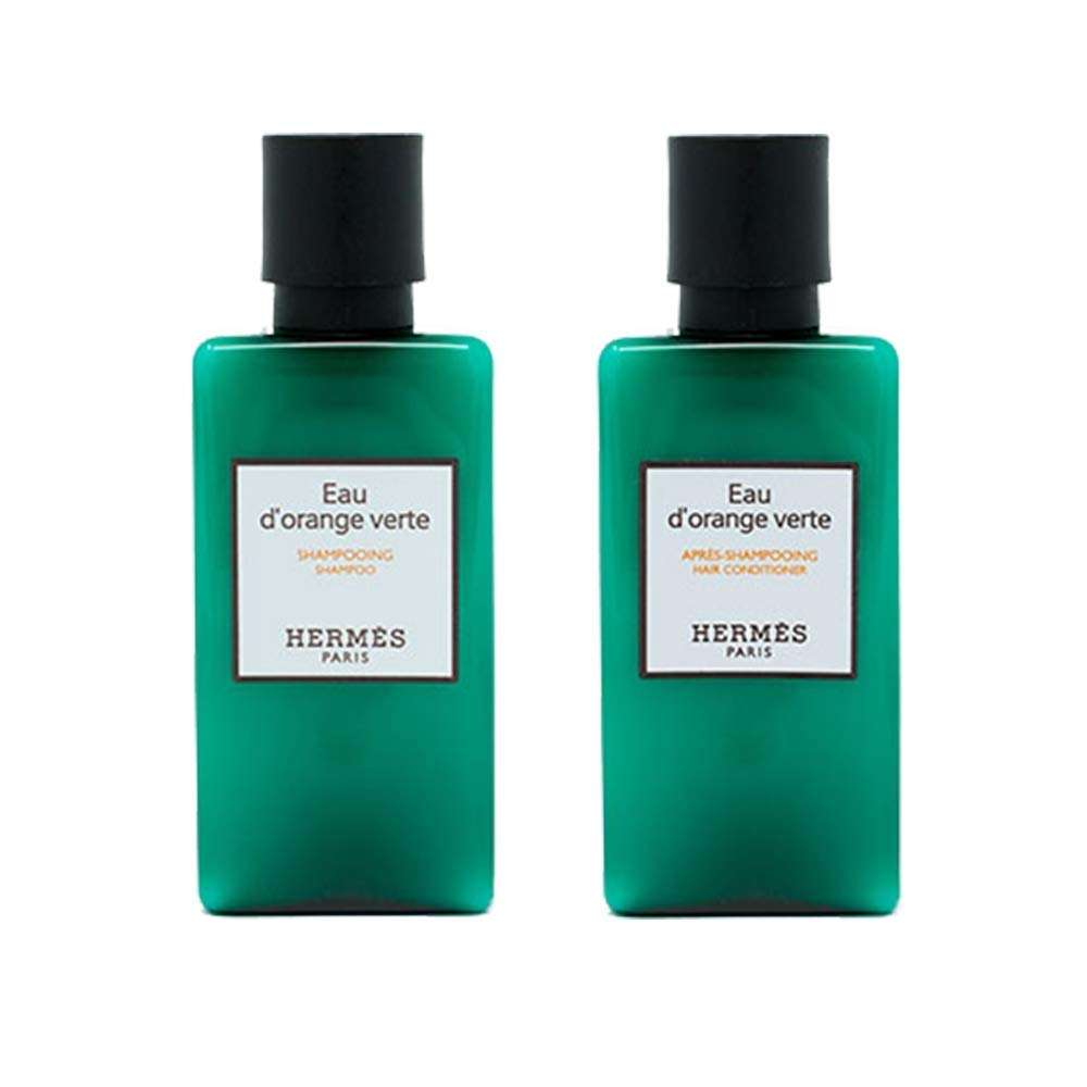 Hermes d'Orange Verte Shampoo and Conditioner Set (Six 1.35 Ounce Bottles / 8.4 Ounces Each of Shampoo and Conditioner) From Hermes Paris 2